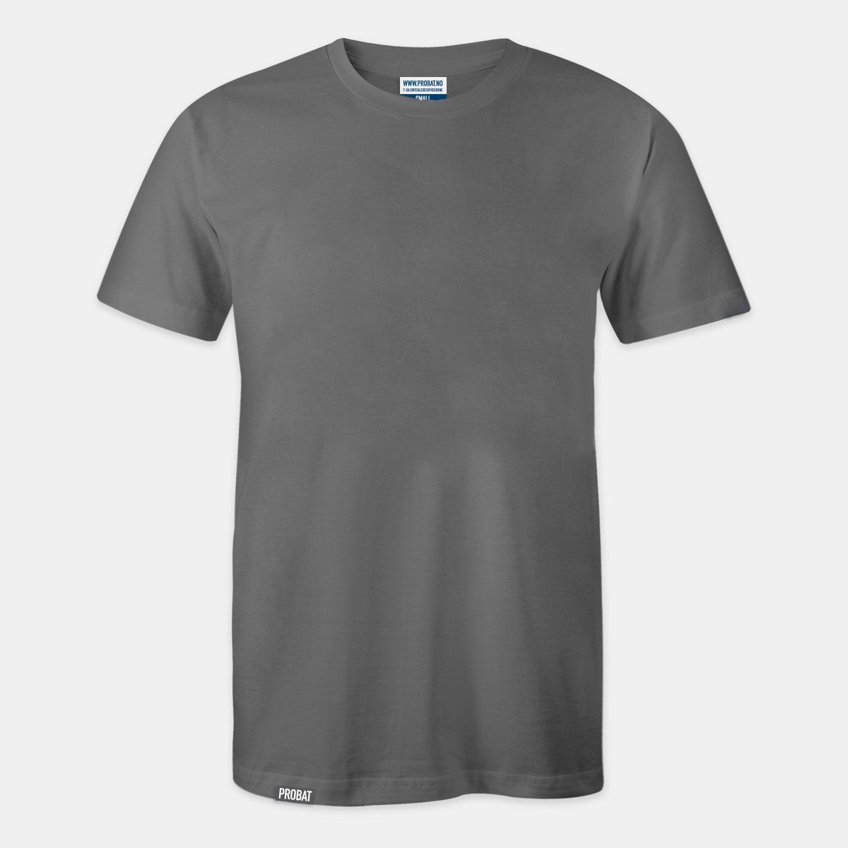 Probat - T-skjorte uten trykk - mørk grå