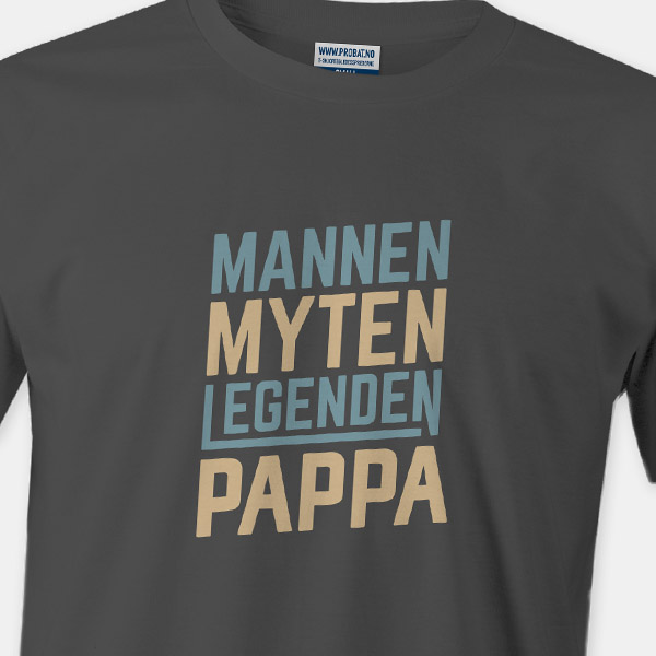 t-skjorte - pappa legenden